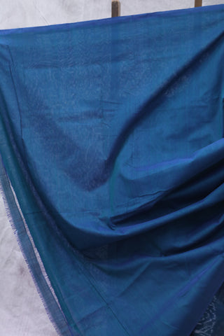 Blue Pochampalli Cotton Ikat Saree - SRDBPCIS213