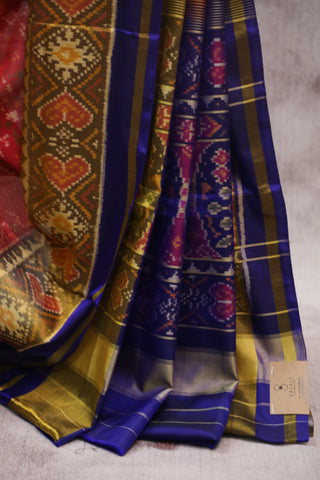 Pink Rajkot Patola Silk Saree - SRPRPSS213