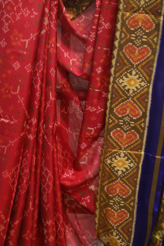 Pink Rajkot Patola Silk Saree - SRPRPSS213