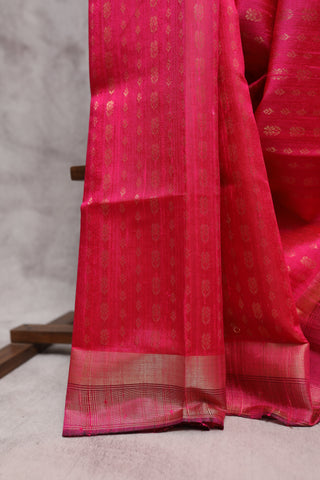 Pink Raw Silk Saree - SRPSS411