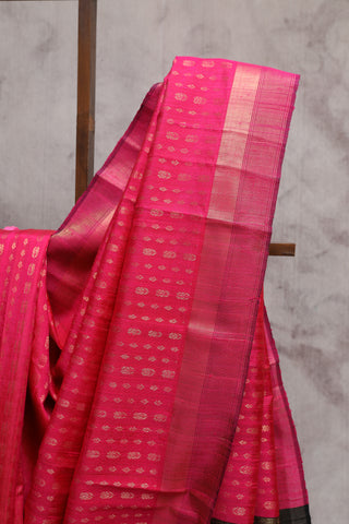 Pink Raw Silk Saree - SRPSS411