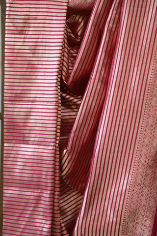 Rani Pink Banarasi Silk Saree-SRRPBSS527