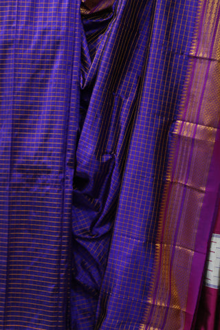 Purple Silk Ilkal Saree - SRPSIS109