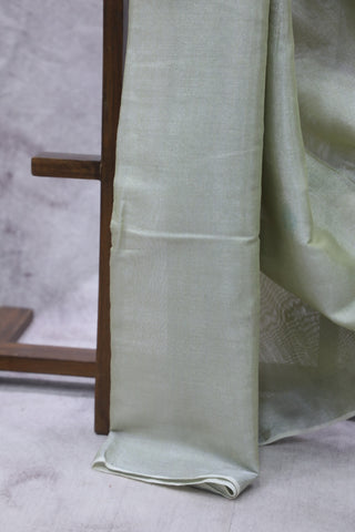 Ivory Tissue Linen Jamdani Saree - SRITLJS66