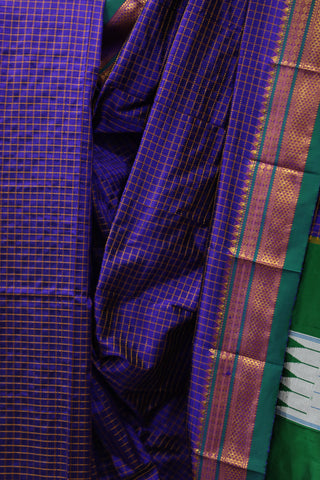 Purple Silk Ilkal Saree - SRPSIS110