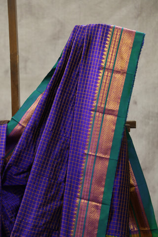 Purple Silk Ilkal Saree - SRPSIS110