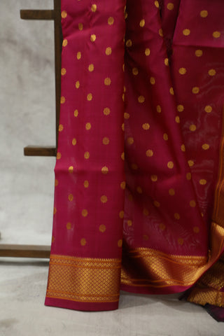 Pink Gadwal Silk Saree - SRPGSS395