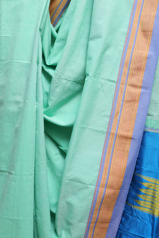 Light Green Cotton Ilkal Saree -SRGCIS327