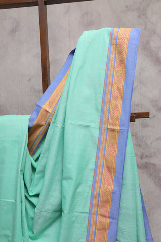 Light Green Cotton Ilkal Saree -SRGCIS327