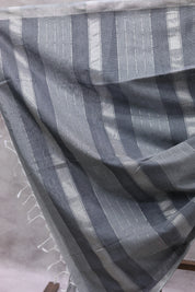 Black Maheshwari Saree - SRBMS368