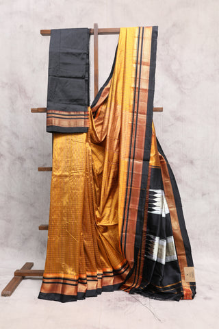 Gold Silk Ilkal Saree-SRGSIS74