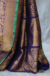Light Purple Gadwal Silk Saree - SRLPGSS421