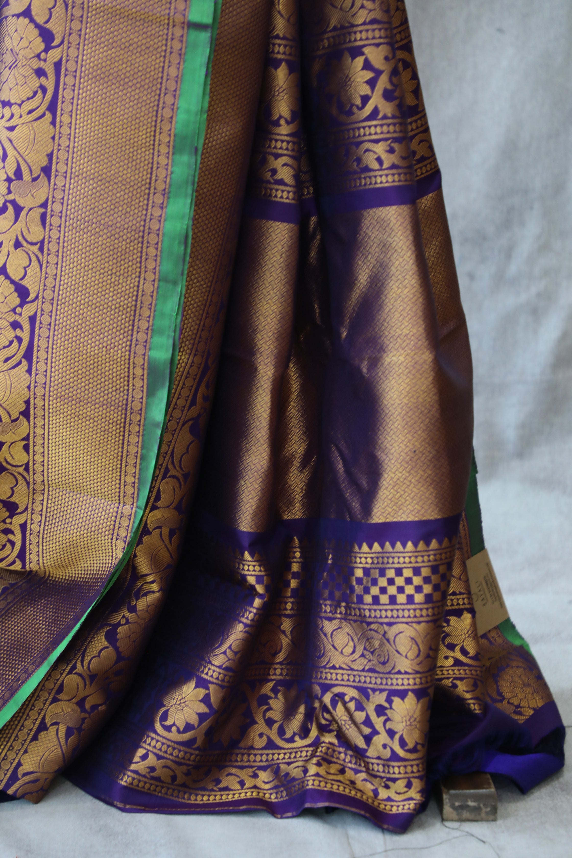 Light Purple Gadwal Silk Saree - SRLPGSS421