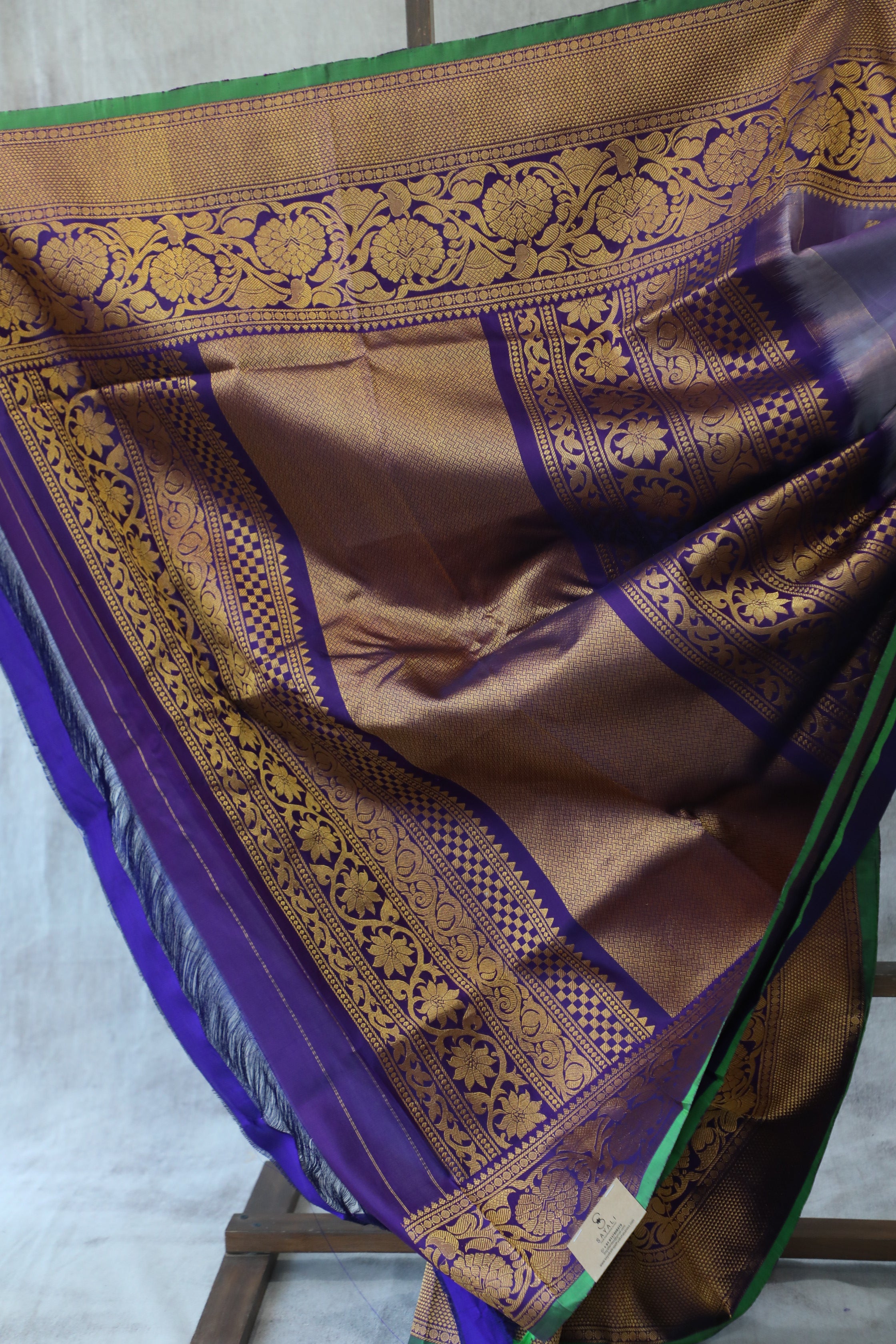 Light Purple Gadwal Silk Saree - SRLPGSS421