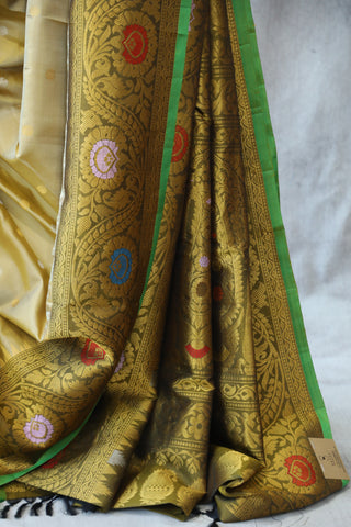 Sand Gadwal Silk Saree - SRSGSS420