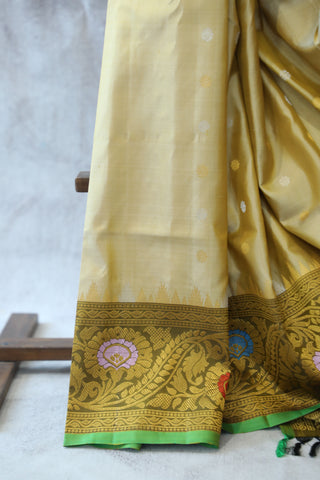 Sand Gadwal Silk Saree - SRSGSS420