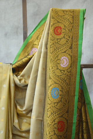 Sand Gadwal Silk Saree - SRSGSS420