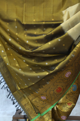 Sand Gadwal Silk Saree - SRSGSS420