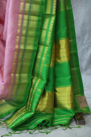 Pink Silk Ilkal Saree - SRPSIS114