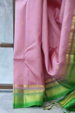 Pink Silk Ilkal Saree - SRPSIS114