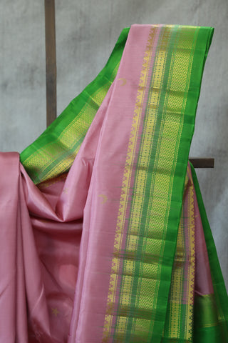 Pink Silk Ilkal Saree - SRPSIS114