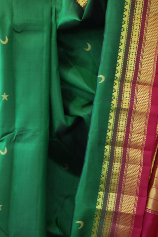 Green Silk Ilkal Saree - SRGSIS118