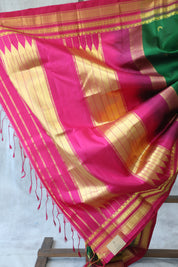 Green Silk Ilkal Saree - SRGSIS118