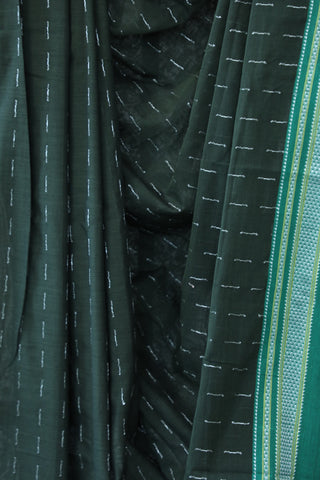 Green Cotton Ilkal Saree -SRGCIS370