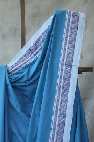 Blue Cotton Ilkal Saree -SRBCIS374