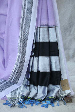 Lilac Cotton Ilkal Saree -SRLCIS379