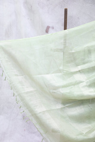 Green Tissue Tussar Silk Saree - SRGTTSS256