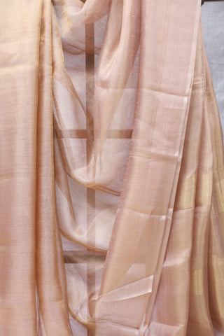 Pink Tissue Tussar Silk Saree - SRBTTSS275