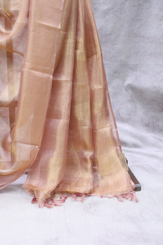 Pink Tussar Silk Saree - SRPTTSS269