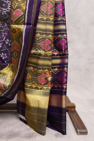 Purple Rajkot Patola Silk Saree-SRPRPSS171