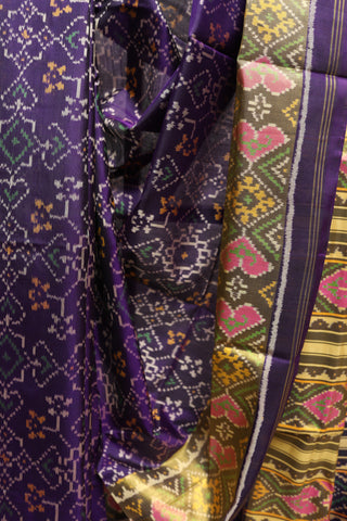 Purple Rajkot Patola Silk Saree-SRPRPSS171