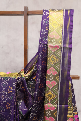 Purple Rajkot Patola Silk Saree-SRPRPSS171