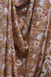 Peach HBP Modal Silk Saree - SRPMSS142-PI