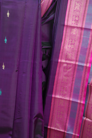 Purple Kanjeevaram Silk Saree - SRPKSS565