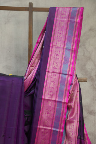 Purple Kanjeevaram Silk Saree - SRPKSS565