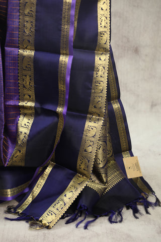 Purple Kanjeevaram Silk Saree - SRPKSS561