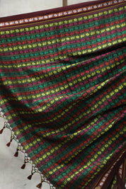 Multicolour Hathi Mor Khun Saree - SRMHMKS43