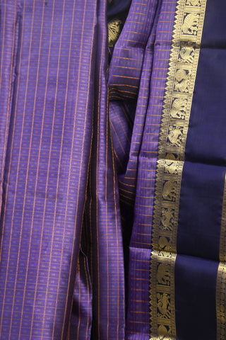 Purple Kanjeevaram Silk Saree - SRPKSS561