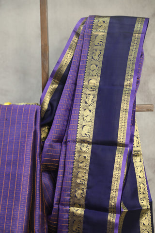 Purple Kanjeevaram Silk Saree - SRPKSS561