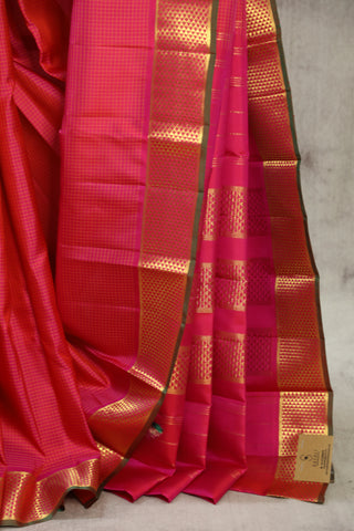 Pink Kanjeevaram Silk Saree - SRPKSS511