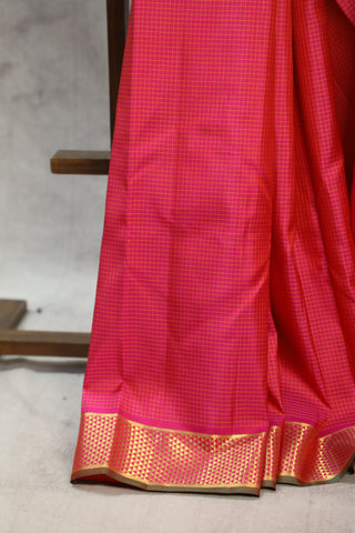 Pink Kanjeevaram Silk Saree - SRPKSS511