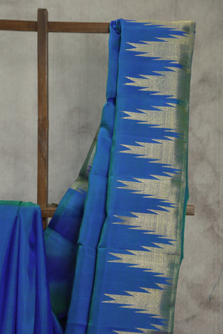 Blue Kanjeevaram Silk Saree-SRBKSS504