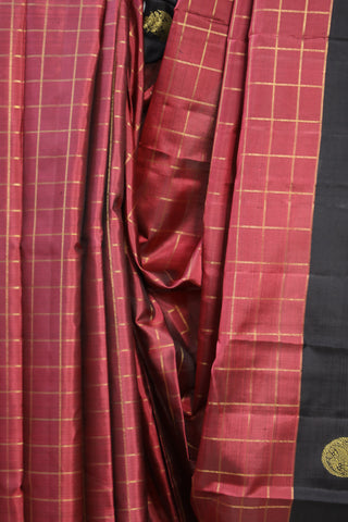 Red Kanjeevaram Silk Saree-SRRKSS502