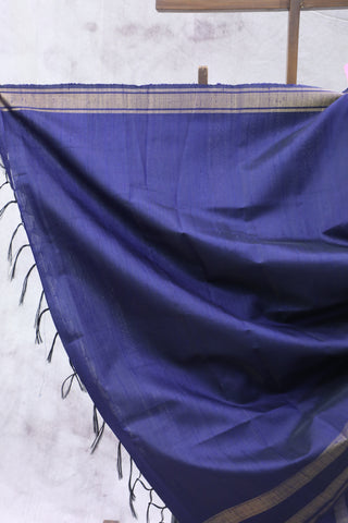 Grey Raw Silk Saree - SRGRSS626