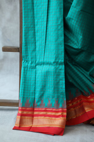 Aqua Silk Ilkal Saree - SRASIS122