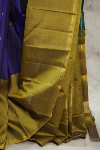 Violet  Kanjeevaram Silk Saree - SRVKSS517